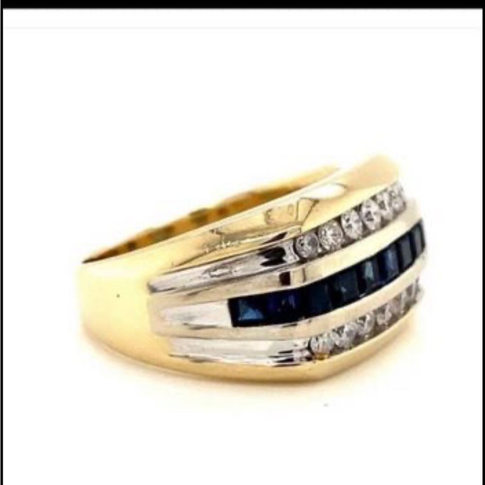 *SOLD* 14k gold diamond ring